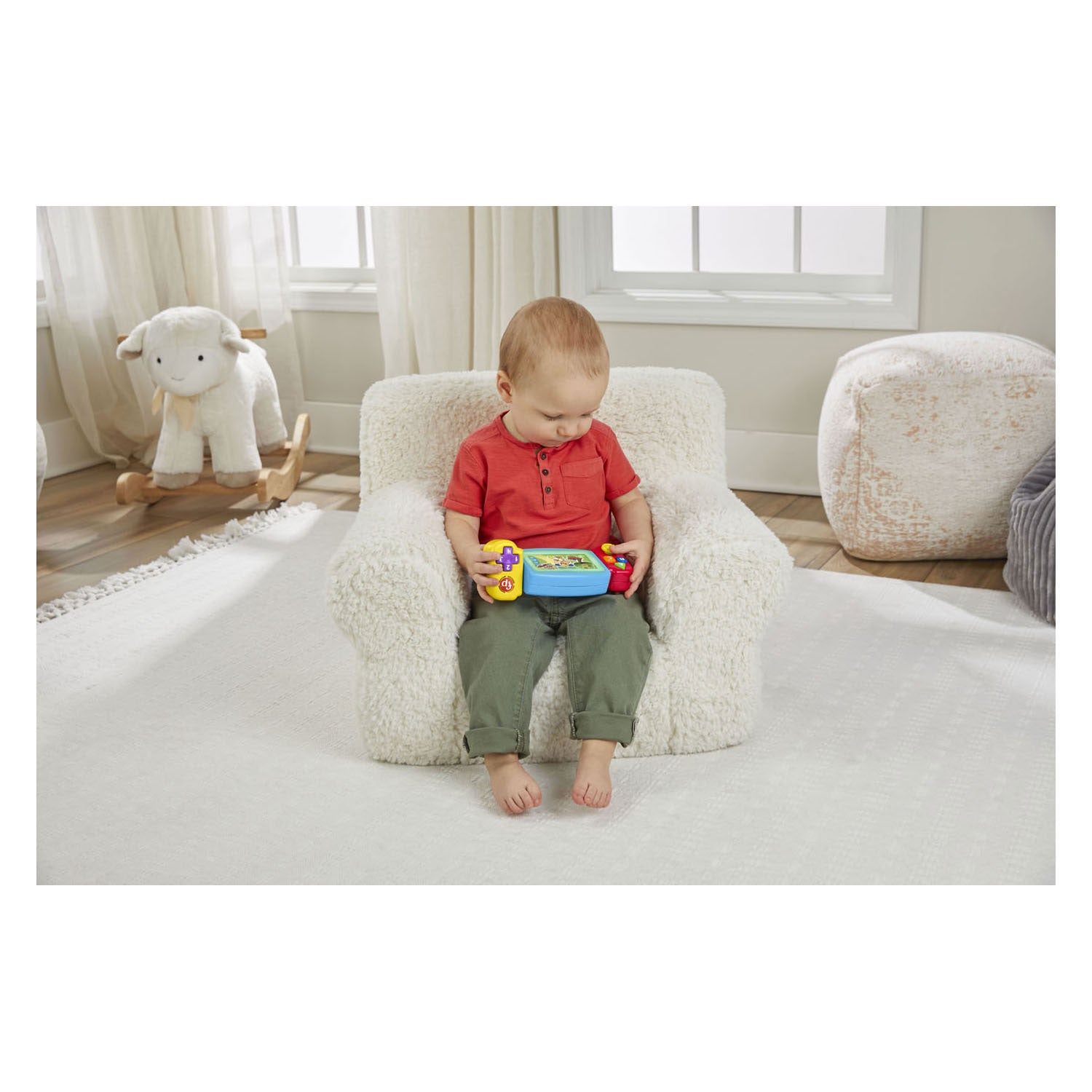 Mattel fisher price draai en leer spel
