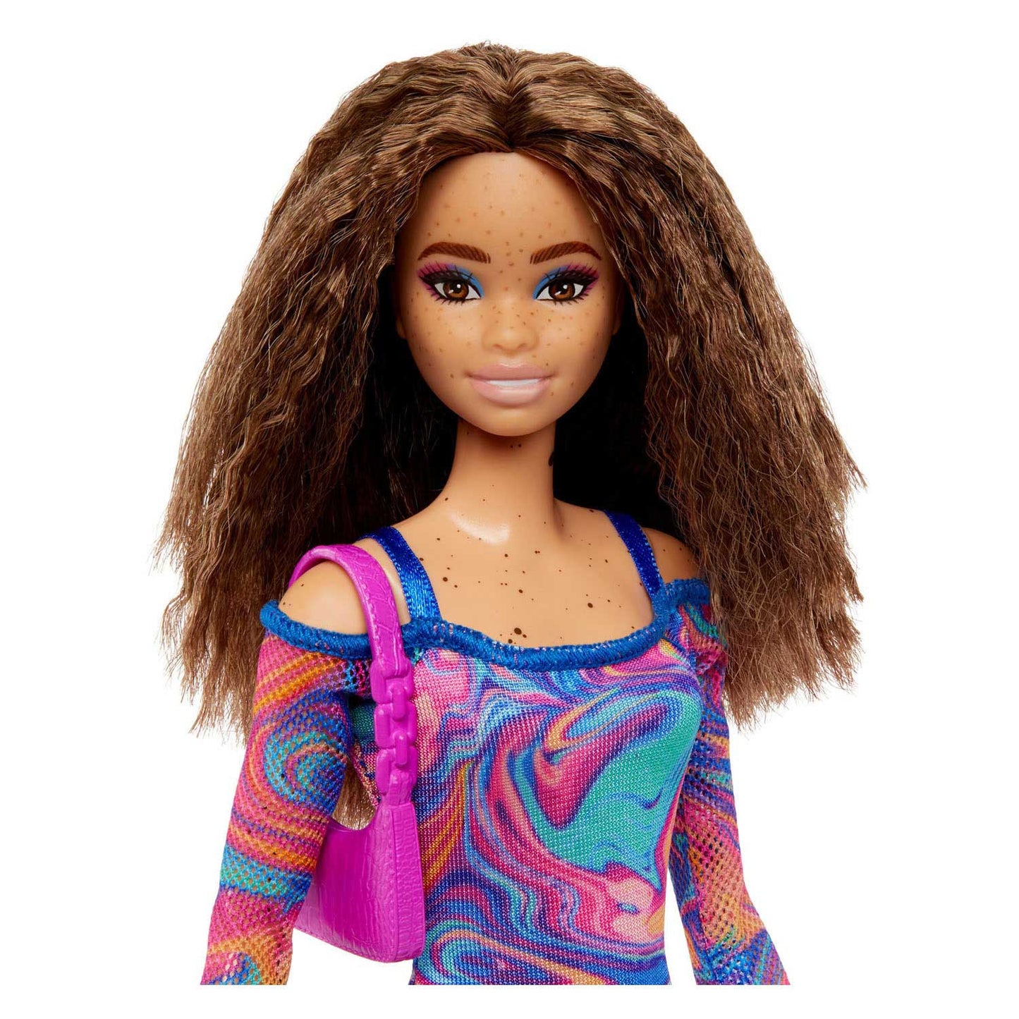 Mattel barbie fashionista pop - rainbow marble swirl