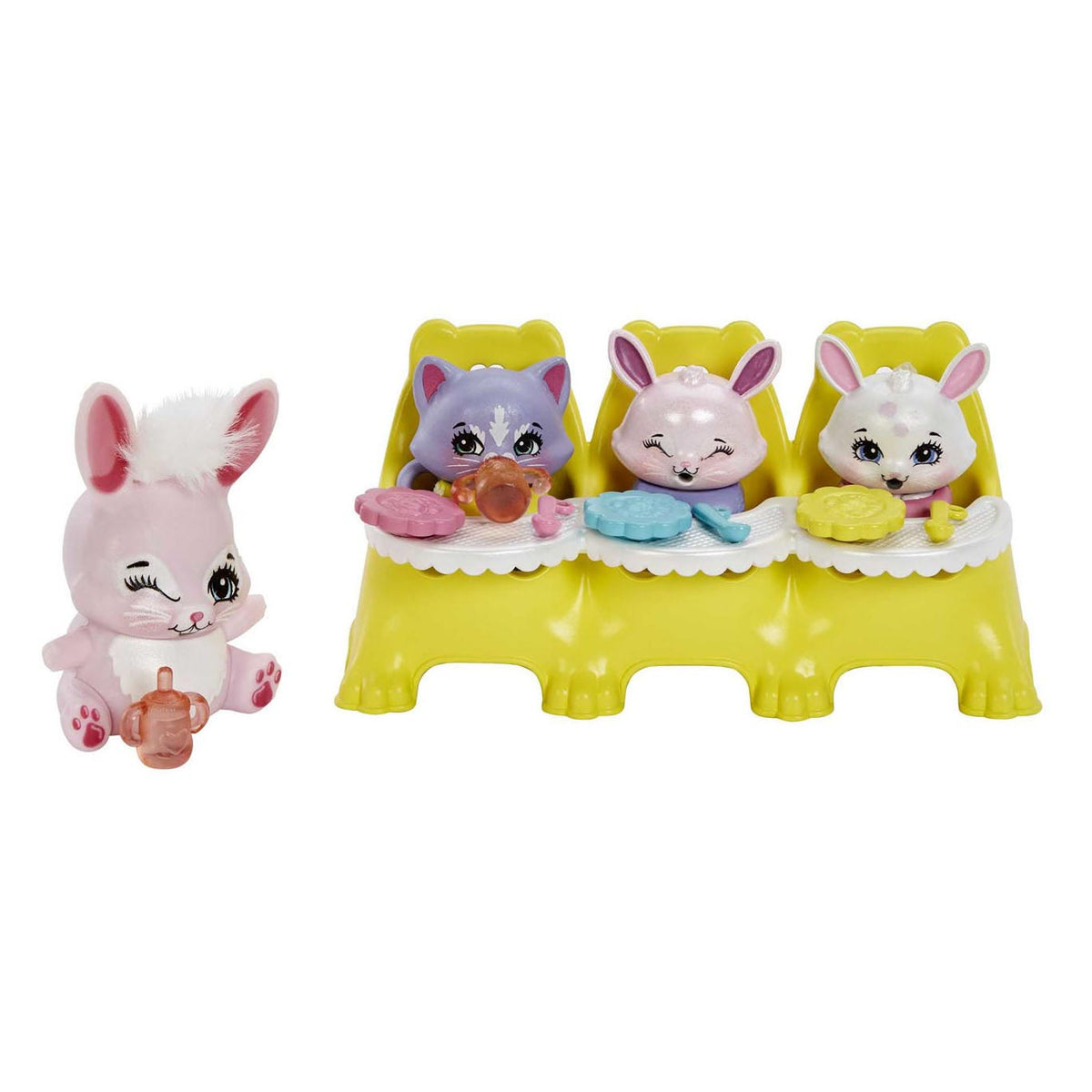 Enchantimals - baby’s beste vriendjes bree konijn - modepoppen