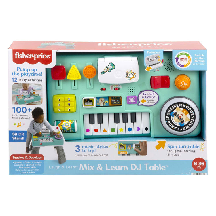 Fisher-price leerplezier mixen en leren dj-tafel - speelgoedinstrument