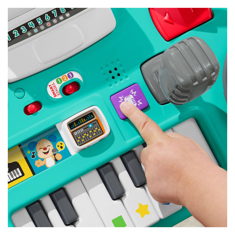 Fisher-price leerplezier mixen en leren dj-tafel - speelgoedinstrument