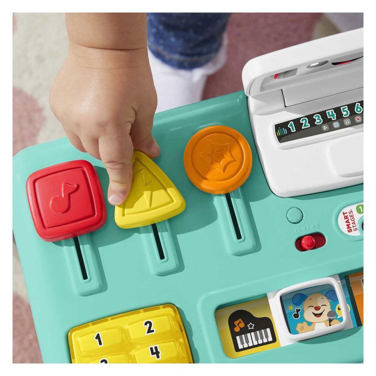 Fisher-price leerplezier mixen en leren dj-tafel - speelgoedinstrument