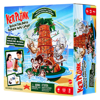 Mattel games vallende aapjes schommelend boomfeest kinderspel