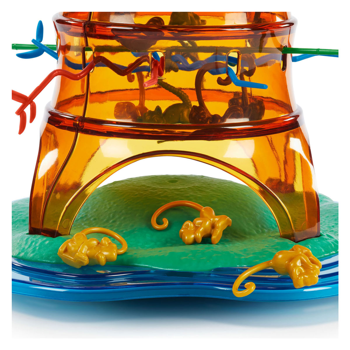 Mattel games vallende aapjes schommelend boomfeest kinderspel