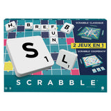 Mattel games scrabble together - bordspel - 2 jeux en 1 - franstlig - afbeelding 2
