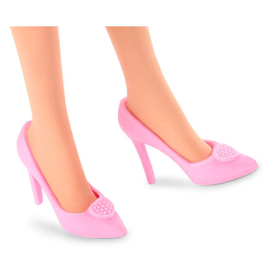 Mattel barbie the movie pink gingham jurk modepop