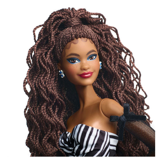 Mattel barbie 65e blauwe saffieren verjaardag modepop