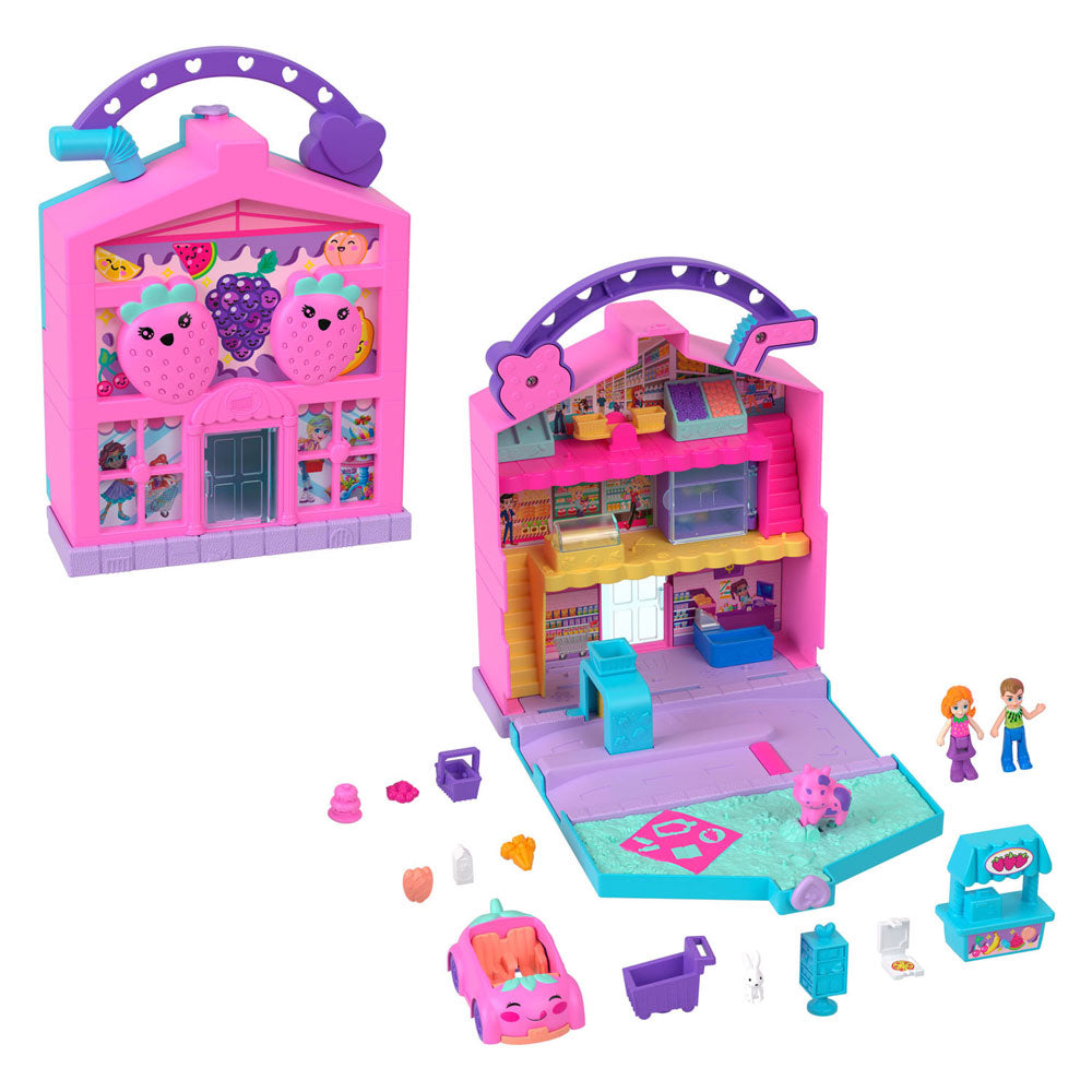 Mattel polly pocket pollyville versmarkt