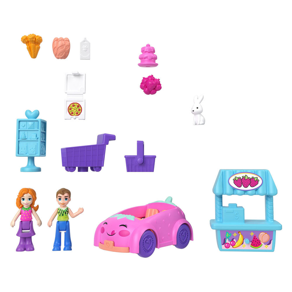 Mattel polly pocket pollyville versmarkt