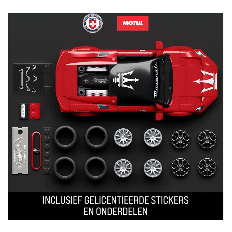 Hot wheels brick shop speed series maserati 1:32 bouwset - 250dlg.