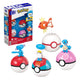 Mattel mega construx pokémon bouwset - magikarp, shellder en quaxly