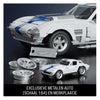 Mattel brick shop hot wheels elite serie - corvette grand sport - bouwspeelgoed - 918 onderdelen