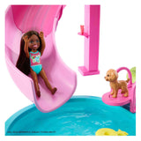 Barbie droomzwembad - speelset met glijbaan en bubbelbad en meer dan 20 accessoires - afbeelding 3