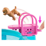Barbie droomzwembad - speelset met glijbaan en bubbelbad en meer dan 20 accessoires - afbeelding 4