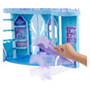 Mattel disney frozen elsa's ijspaleis – 5 speelplekken met glijbaan, balkon en olaf - 75 cm