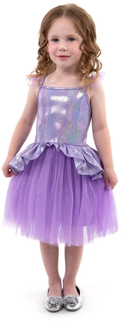 Little adventures - lila tutu jurk – maat 98-104