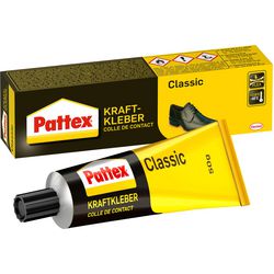 Contactlijm pattex zwart, geel gel compact