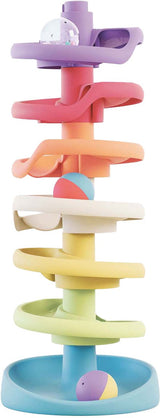 Quercetti spiral tower knikkerbaan + geluid 10-delig - afbeelding 1