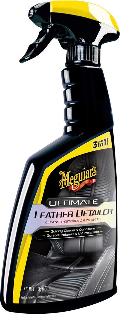 Meguiar's ultimate leather detailer - auto leer behandelen - leer reinigen auto - 473ml
