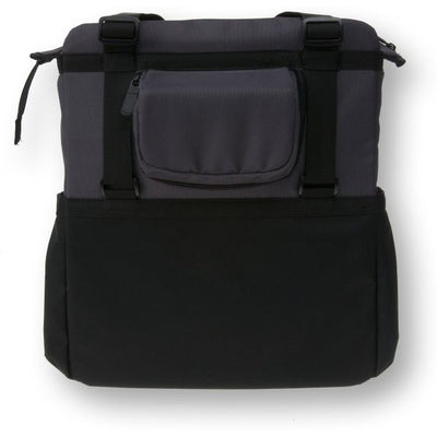 Basil Shopper XL - sportieve en trendy fietstas voor boodschappen en strand, zwart antraciet, 20L