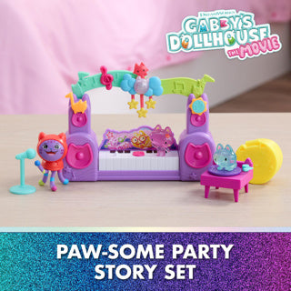 Gabby's poppenhuis the movie dj kattenkruid muziek speelset | 2 stuks