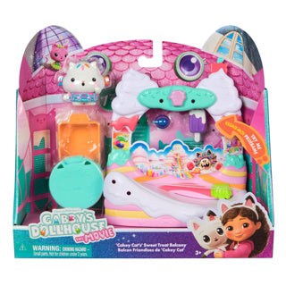 Gabby's poppenhuis the movie balkon cakey | 2 stuks