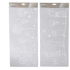 Decoris raamdecoratie sticker kerstsfeer