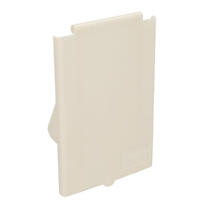 Rectangular line deksel voor cee invoerdoos wit