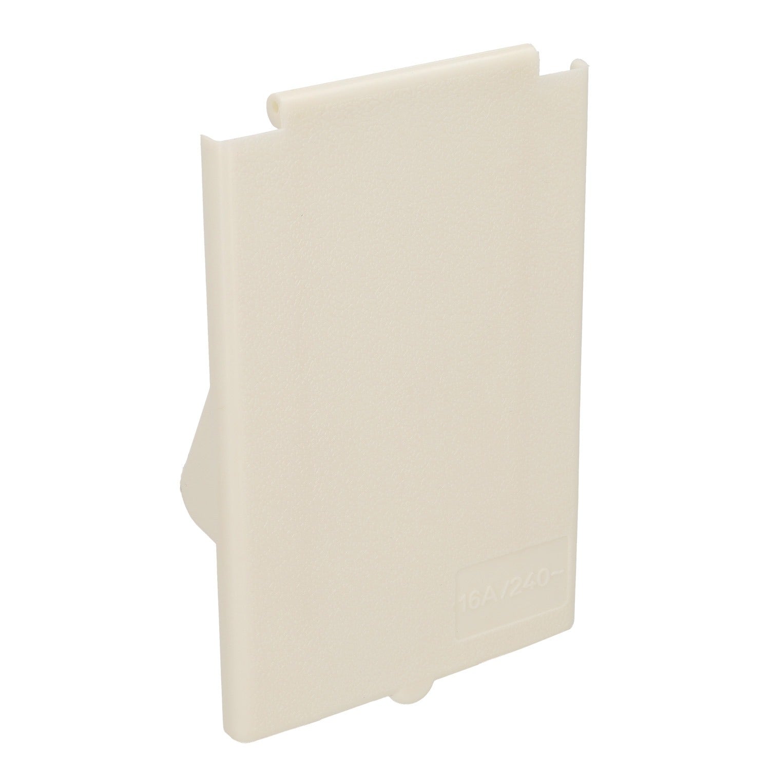 Rectangular line deksel voor cee invoerdoos wit