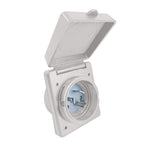 Marine 220 - 250v wandinvoerdoos wit - afbeelding 1