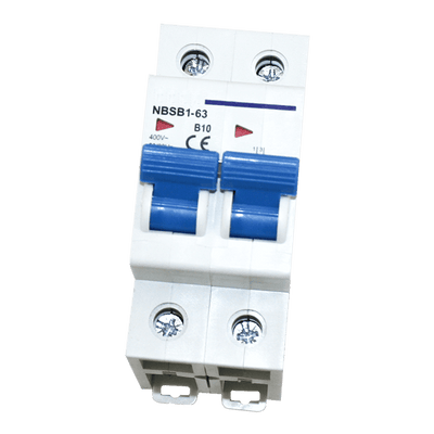 Dubbelpolige zekeringautomaat b10a