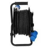 Kabelhaspel 25m neopreenkabel 3x2.5mm² met cee stekker en winkelkoppeling - afbeelding 2