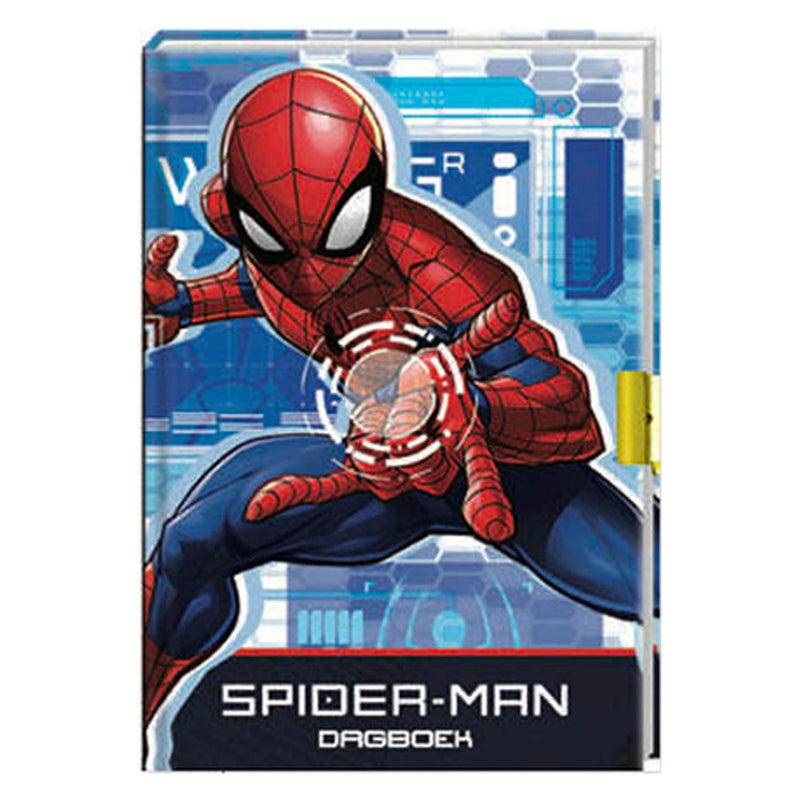 Interstat dagboek met slot spiderman
