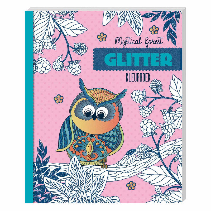 Imagebooks mystical forest glitter kleurboek 60blz