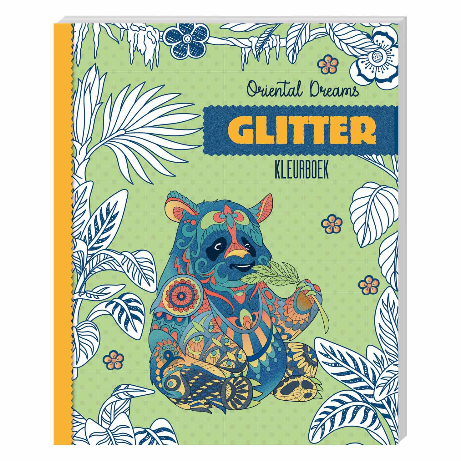 Glitter kleurboek - oriental dreams