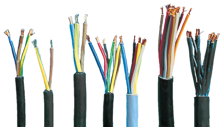 7-aderig vmvl 6x1.5mm² + 1x2.5mm² zwart mtr