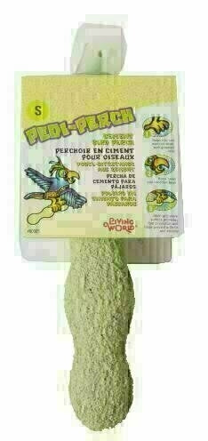 Living world stenen zitstok met klem