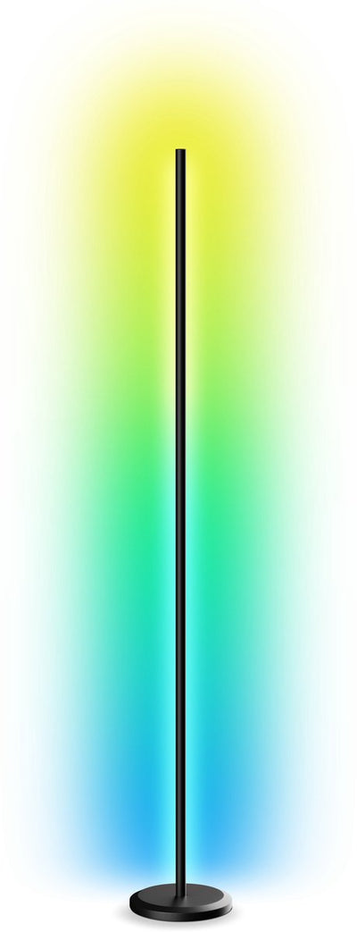 Nanoleaf matter smart multicolor floor lamp - slimme vloerlamp - rgbw - werkt met apple home google home amazon alexa - zwart