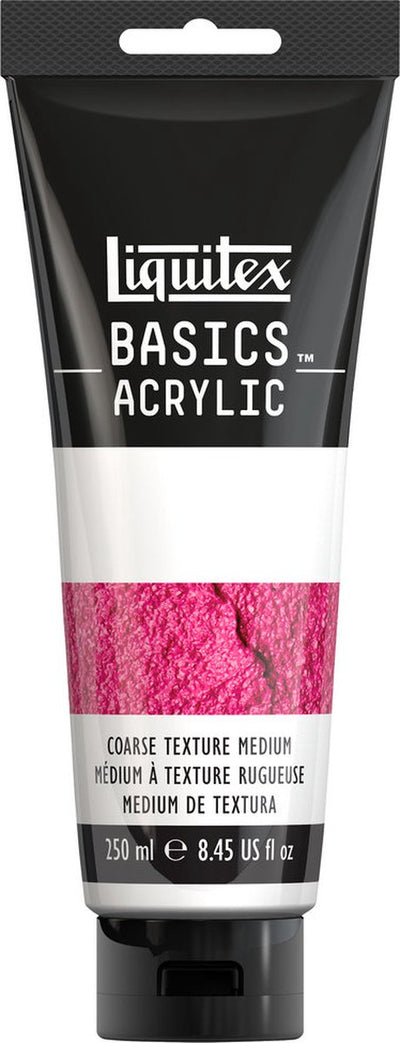 Liquitex basics coarse texture medium 250 ml tube – acrylgel voor structuur 3d-effecten - coarse texture gel