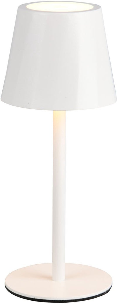 Rl live your light reality diaz - tafellamp - wit mat - incl. 1x smd 1,6 w - 4-stappen touch - traploos instelbare lichtkleur - usb-aansluiting - oplaadbaar - snoerloos