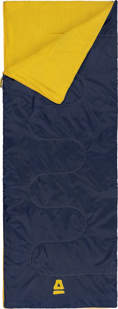 Abbey camp slaapzak zomer - dekenmodel - blauw - 200x75 cm - koppelbaar