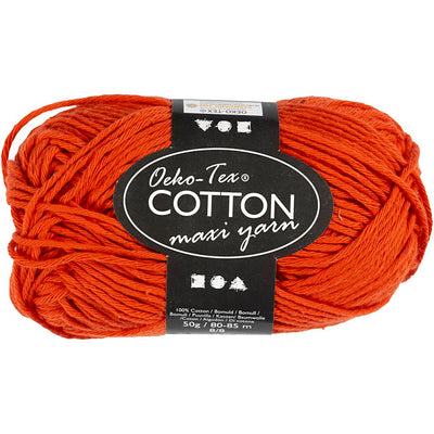 Creativ company katoengaren, afm 8 8, l: 80-85 m, rood, 50 gr 1 bol