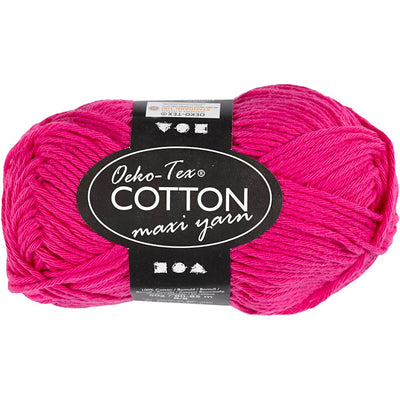 Creativ company katoengaren afm 8 8 l: 80-85 m roze - 50gr.