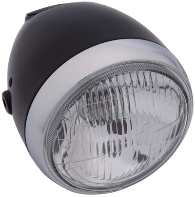Daytona koplamp vintage headlights,vintage h4 60 55w, 5 3 4 black.