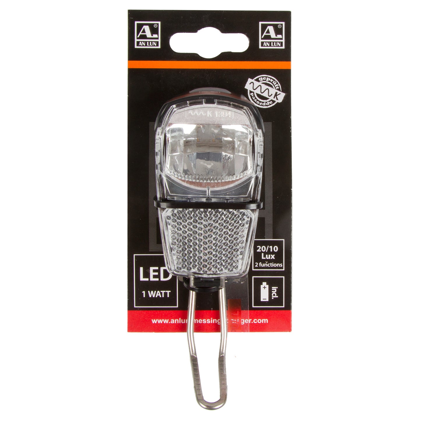 Anlun 20 10 lux battery front light