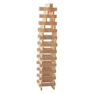 Bblocks houten plankjes in luxe houten kist 500 stuks