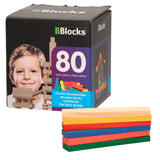 Bblocks bouwplankjes kleur, 80dlg. - afbeelding 1