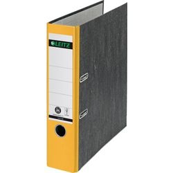 Ordner leitz 1080 karton 8cm geel