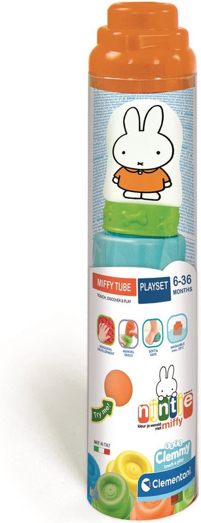 Clementoni - nijntje - clemmy tube - (miffy) - educatief speelgoed - 6-36 maanden