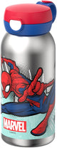 Mepal isoleerfles met flipdop campus - 500 ml - waterfles rvs - lekdicht - hygiënische deksel - spiderman